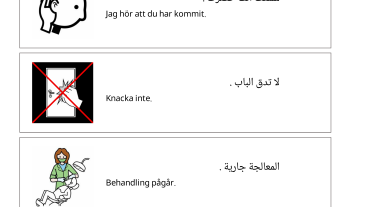Bild på bildstöd